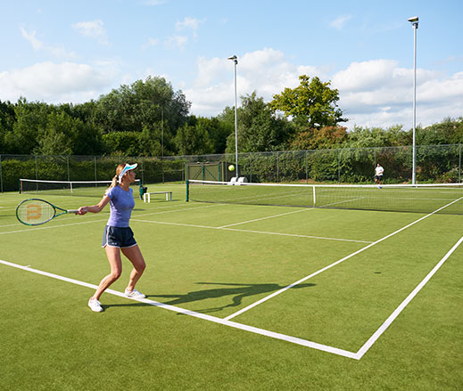 David Lloyd Clubs outdoor tennis