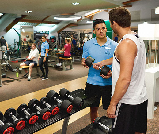 Gym personal trainer